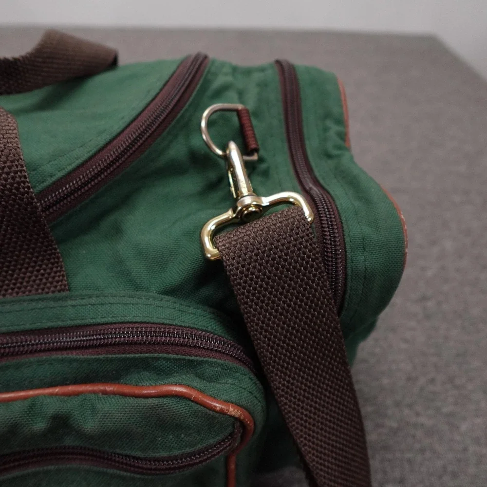 L.L. Bean Vintage Duffle Bag Green 20